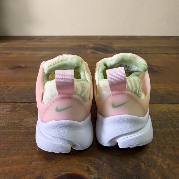 Nike Little Presto Td Toddler Size 7C Style 844767-102 Coconut Milk Ivory Pink - Picture 4 of 9